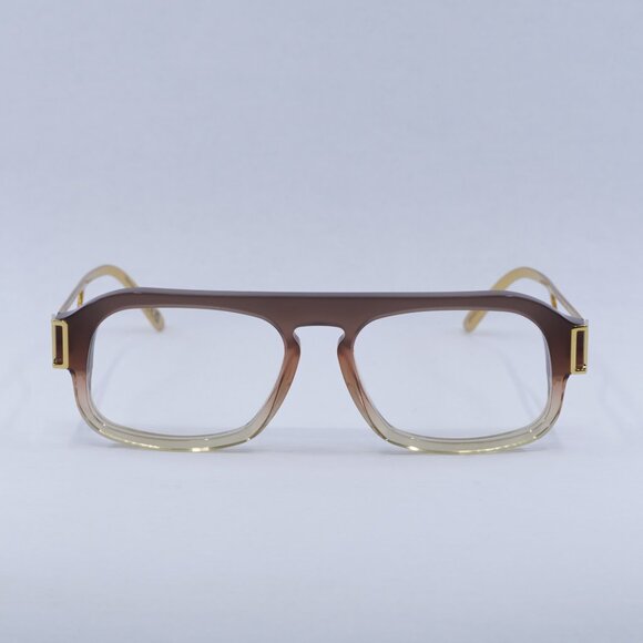 🕶️ New Marni BURULLUS X2P Eyeglasses - Brown Fade/Gold Frame - Picture 4 of 11